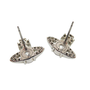 新品同様 ヴィヴィアンウエストウッド ピアス アクセサリー 王冠 地球 スターリングシルバー 0652【中古】Vivienne Westwood