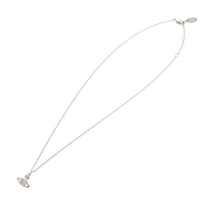 新品同様 ヴィヴィアンウエストウッド REINA オーブ 真鍮 ラインストーン シルバー ネックレス 0653【中古】Vivienne Westwood