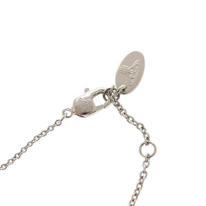 新品同様 ヴィヴィアンウエストウッド REINA オーブ 真鍮 ラインストーン シルバー ネックレス 0653【中古】Vivienne Westwood