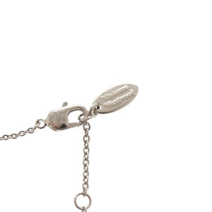 新品同様 ヴィヴィアンウエストウッド REINA オーブ 真鍮 ラインストーン シルバー ネックレス 0653【中古】Vivienne Westwood