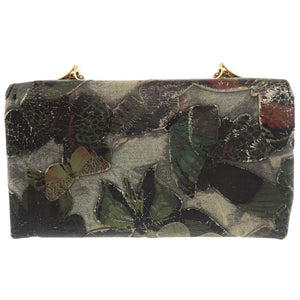 ヴァレンティノ ガラヴァーニ バタフライ 蝶 レザー グリーン チェーンショルダーバッグ ショルダーバッグ 0661【中古】Valentino Garavani