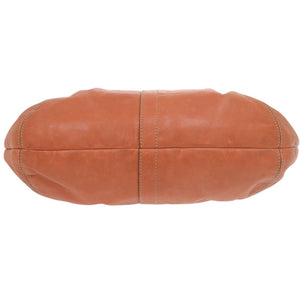 コーチ ワンショルダー 12235 レザー オレンジ ショルダーバッグ 0672【中古】COACH