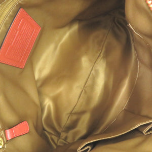 コーチ ワンショルダー 12235 レザー オレンジ ショルダーバッグ 0672【中古】COACH