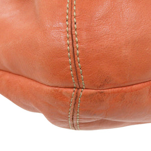 コーチ ワンショルダー 12235 レザー オレンジ ショルダーバッグ 0672【中古】COACH