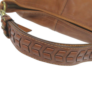 コーチ ワンショルダー レザー ブラウン ショルダーバッグ 茶 0681【中古】COACH