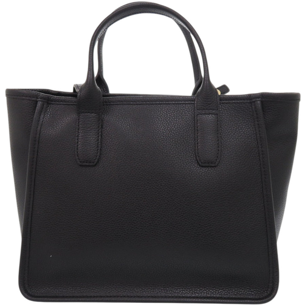 未使用品 ロンシャン 2WAY ル フローネ 10156021001 レザー ブラック 黒 ショルダーバッグ 0695【中古】Longchamp