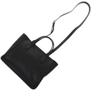 未使用品 ロンシャン 2WAY ル フローネ 10156021001 レザー ブラック 黒 ショルダーバッグ 0695【中古】Longchamp