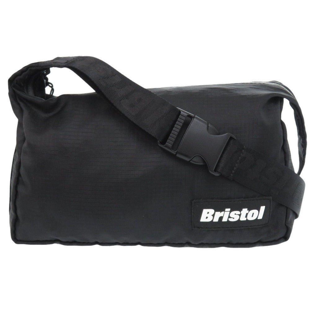美品 ブリストル ポリエステル ブラック ショルダーバッグ 黒 0729【中古】Bristol
