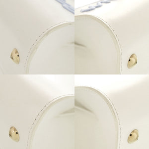 新品同様 デルボー ルーモアMM ボックスカーフ ホワイト 2WAY ショルダーバッグ ハンドバッグ 白 0756【中古】DELVAUX