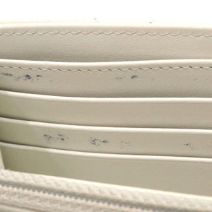 シャネル シャネル19 AP0955 ラムスキン ホワイト ココマーク 30番台 長財布 白 0766 【中古】CHANEL