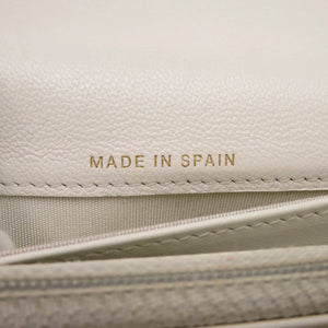 シャネル シャネル19 AP0955 ラムスキン ホワイト ココマーク 30番台 長財布 白 0766 【中古】CHANEL