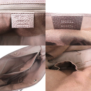 新品同様 グッチ 290826 GGキャンバス ゴールド金具 ブラウン 茶トートバッグ 0790【中古】GUCCI