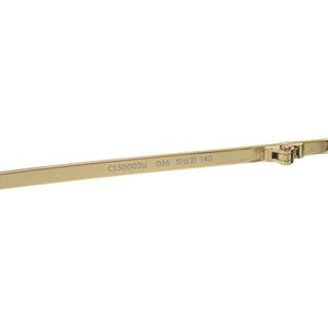 新品同様 セリーヌ メガネフレーム CL50002U プラスチック ブラウン ゴールド 0810【中古】CELINE