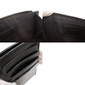 ディオール CD Icon レザー ブラック フラグメントケース カードケース 黒 0816【中古】Dior