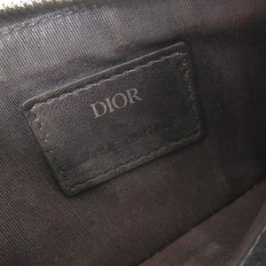 ディオール CD Icon レザー ブラック フラグメントケース カードケース 黒 0816【中古】Dior