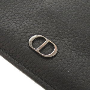ディオール CD Icon レザー ブラック フラグメントケース カードケース 黒 0816【中古】Dior