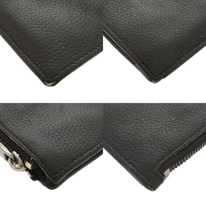 ディオール CD Icon レザー ブラック フラグメントケース カードケース 黒 0816【中古】Dior