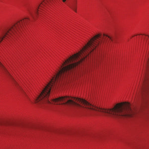 美品 ドルチェアンドガッバーナ クロップド コットン レッド スウェット セーター 赤 0822【中古】DOLCE&GABBANA