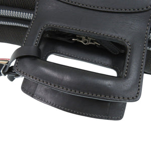 ポールスミス 2WAY キャンバス ブラック ビジネスバッグ ブリーフケース 黒 0849【中古】Paul Smith