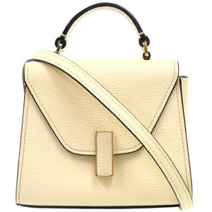 新品同様 ヴァレクストラ 2WAY イジィデ ベルト 525044 レザー ホワイト 白 ショルダーバッグ 0858【中古】Valextra