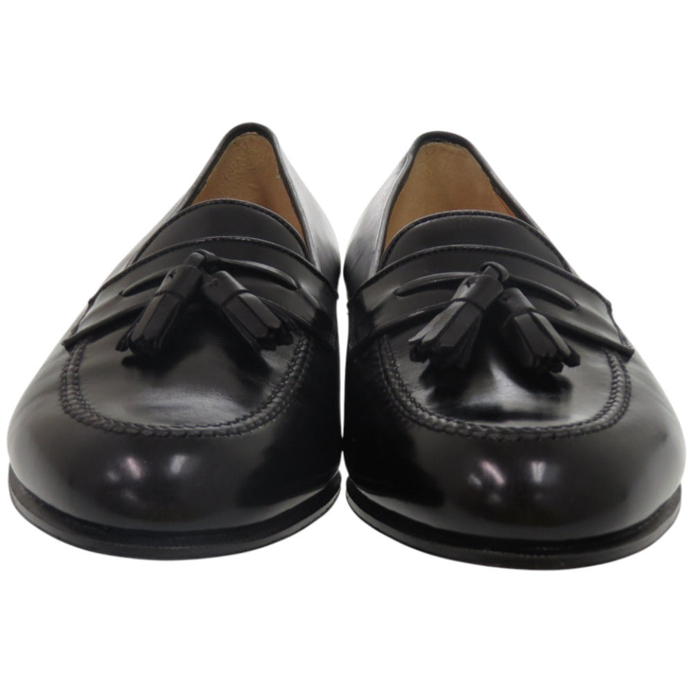 未使用品 サルヴァトーレフェラガモ EE 幅広 2E タッセルローファー 25.5cm 4863614 レザー ブラック 黒 靴 0865【中古】Salvatore Ferragamo