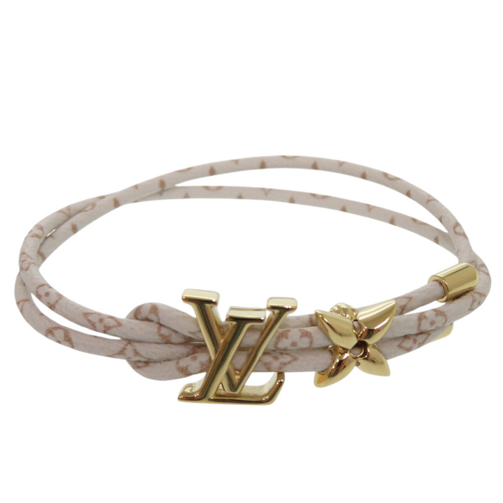 新品同様 ルイ ヴィトン ブレスレット LVブルーム M8529Z モノグラムデュンヌキャンバス デューン ブレスレット LV 0869【中古】LOUIS VUITTON