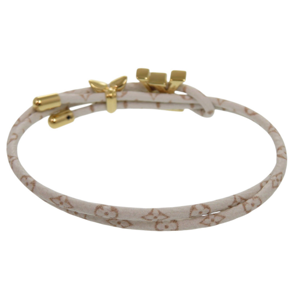 新品同様 ルイ ヴィトン ブレスレット LVブルーム M8529Z モノグラムデュンヌキャンバス デューン ブレスレット LV 0869【中古】LOUIS VUITTON