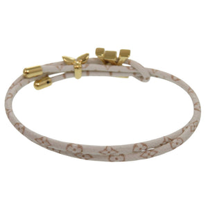 新品同様 ルイ ヴィトン ブレスレット LVブルーム M8529Z モノグラムデュンヌキャンバス デューン ブレスレット LV 0869【中古】LOUIS VUITTON