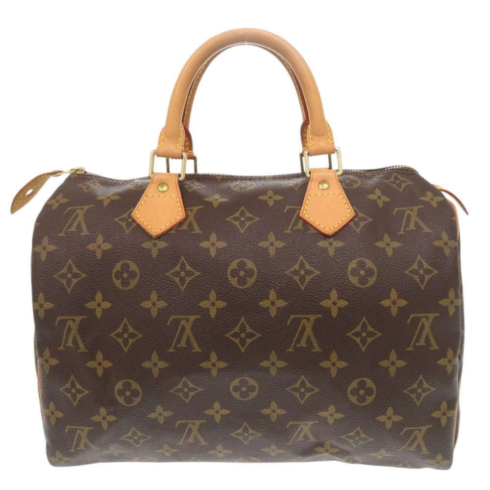美品 ルイ ヴィトン スピーディ30 モノグラム M41526 ブラウン ハンドバッグ LV 0873【中古】LOUIS VUITTON