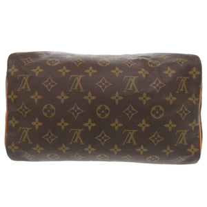 美品 ルイ ヴィトン スピーディ30 モノグラム M41526 ブラウン ハンドバッグ LV 0873【中古】LOUIS VUITTON