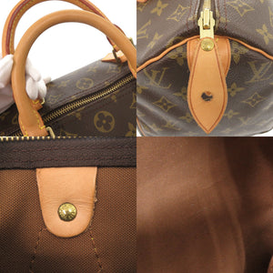 美品 ルイ ヴィトン スピーディ30 モノグラム M41526 ブラウン ハンドバッグ LV 0873【中古】LOUIS VUITTON