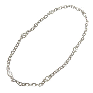 美品 グッチ インターロッキングG 925 シルバー925 シルバー ネックレス0914【中古】GUCCI