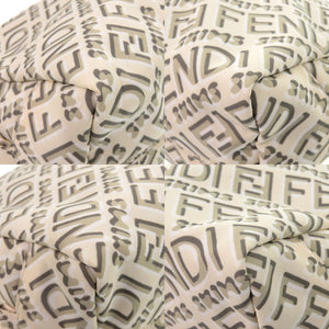 未使用品 フェンディ × スキムス コラボ ロゴ 8N0171 ナイロン ベージュ ポーチ バッグ 0920【中古】FENDI SKIMS