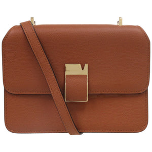 未使用品 ヴァレクストラ ノーロ スモール N568099 カーフ ブラウン 茶 ショルダーバッグ 0927【中古】Valextra