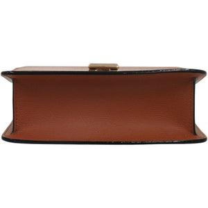 未使用品 ヴァレクストラ ノーロ スモール N568099 カーフ ブラウン 茶 ショルダーバッグ 0927【中古】Valextra