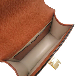 未使用品 ヴァレクストラ ノーロ スモール N568099 カーフ ブラウン 茶 ショルダーバッグ 0927【中古】Valextra