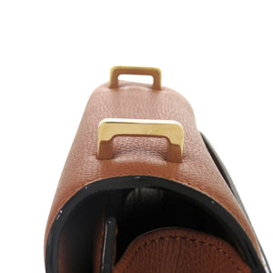 未使用品 ヴァレクストラ ノーロ スモール N568099 カーフ ブラウン 茶 ショルダーバッグ 0927【中古】Valextra