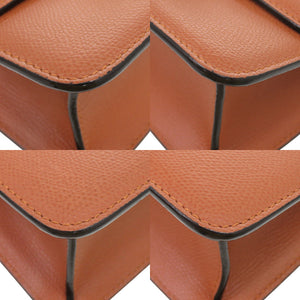 未使用品 ヴァレクストラ ノーロ スモール N568099 カーフ ブラウン 茶 ショルダーバッグ 0927【中古】Valextra