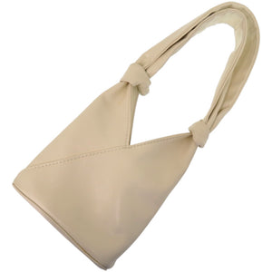 新品同様 メゾン マルジェラ MM6 エムエムシックス RN 154909 合成皮革 ポリエステル アイボリー 白 ハンドバッグ 0940【中古】Maison Margiela