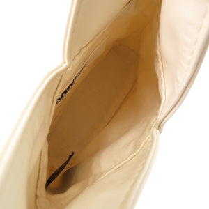 新品同様 メゾン マルジェラ MM6 エムエムシックス RN 154909 合成皮革 ポリエステル アイボリー 白 ハンドバッグ 0940【中古】Maison Margiela