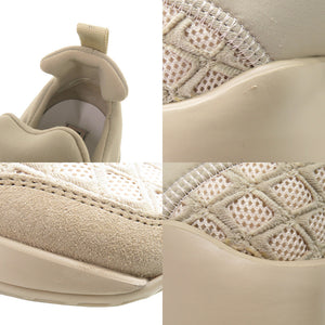 新品同様 ロジェヴィヴィエ ヴィヴ ラン ファブリック ビジュー サイズ35 ベージュ スニーカー 0984【中古】Roger Vivier