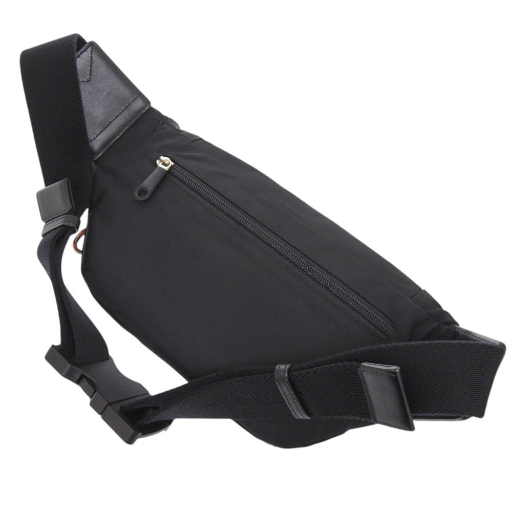 美品 バーバリー 8025668 ナイロン ブラック ウエストバッグ ボディバッグ 黒 1006【中古】BURBERRY