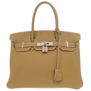 美品 エルメス バーキン30 トゴ クラフト シルバー金具 ハンドバッグ 1018【中古】HERMES