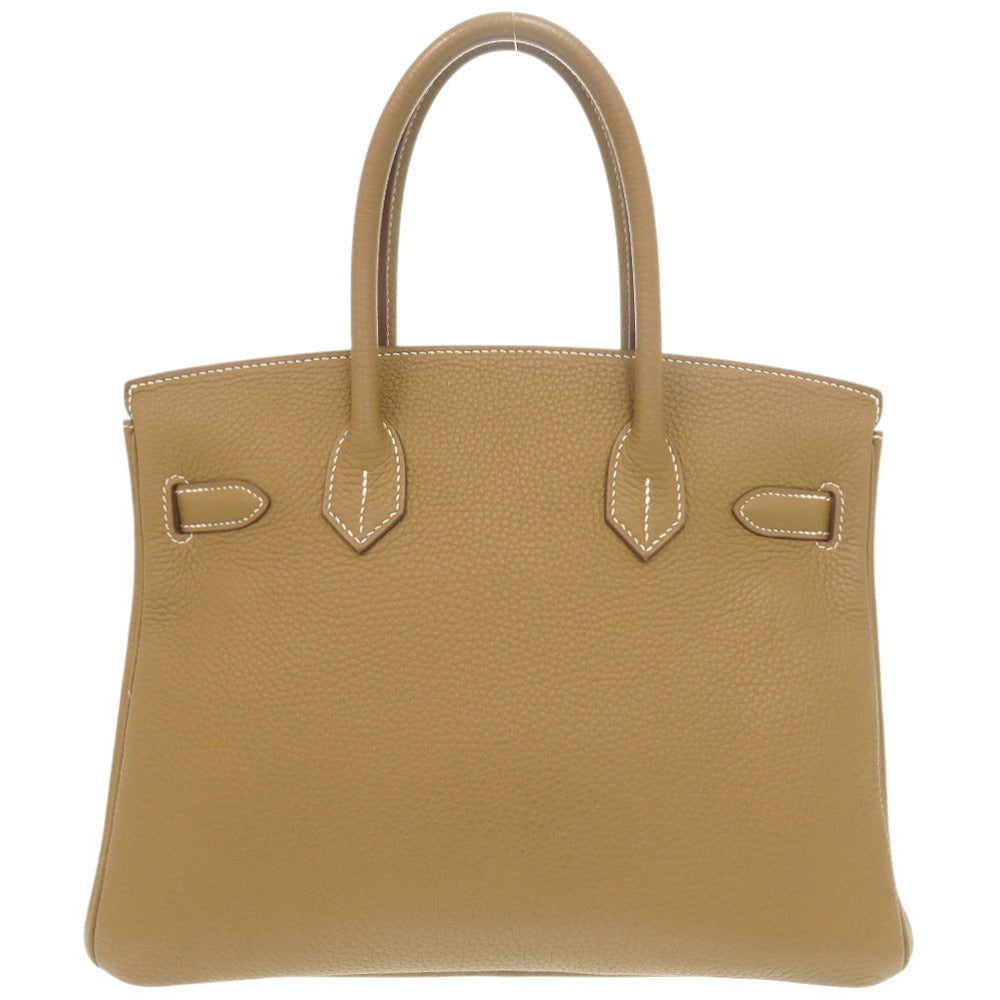 美品 エルメス バーキン30 トゴ クラフト シルバー金具 ハンドバッグ 1018【中古】HERMES
