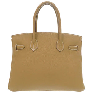 美品 エルメス バーキン30 トゴ クラフト シルバー金具 ハンドバッグ 1018【中古】HERMES