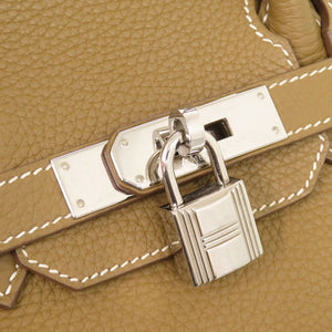 美品 エルメス バーキン30 トゴ クラフト シルバー金具 ハンドバッグ 1018【中古】HERMES