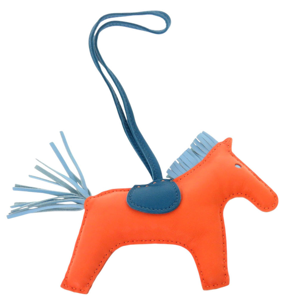 エルメス ロデオMM アニューミロ フー セレステ イズミール バッグチャーム 1027【中古】HERMES