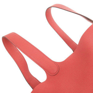 美品 エルメス ピコタンロックMM トリヨンクレマンス ルージュピヴォワンヌ ゴールド金具 Z刻印(2021年製) ハンドバッグ 1041【中古】HERMES