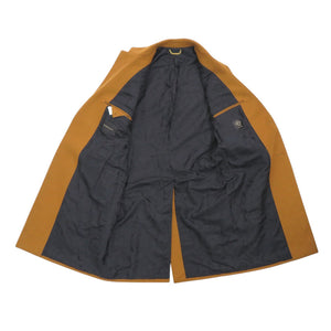 新品同様 ヴェルサーチ ウール ブラウン チェスターコート アウター 茶 1051【中古】VERSACE