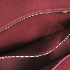 新品同様 エルメス バーキン30 トゴ ルージュグレナ シルバー金具 A刻印(2017年製) ハンドバッグ 1062【中古】HERMES